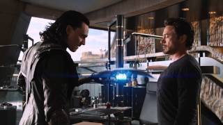 The Avengers  Tony StarkLoki scene [upl. by Tavia]