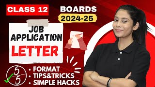 Job Application Letter Class 12  Job Application and Bio Data Format  Class 12th  Taniya Sharma [upl. by Litman]