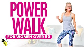 25 Minute Low Impact POWER WALK Workout for Women over 50 ⚡️ Pahla B Fitness [upl. by Valdes]