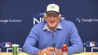 Bob Ueckers full NLCS press conference [upl. by Esinej755]