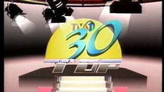 BRTN TV1  Gert Verhulst  intro van quotTV1 Top 30quot met Hans Totten november 1993 [upl. by Eanaj]