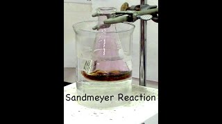 Sandmeyer reaction synthesis of 2Iodobenzoic acid [upl. by Nospmis]