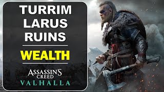 Turrim Larus Ruins Wealth Location  Essexe Underwater Chest  Assassins Creed Valhalla [upl. by Aicsile]