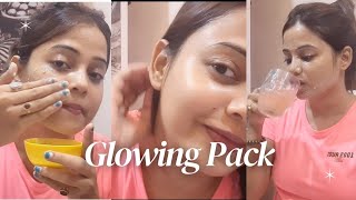 Skin Care Glowing Face Pack Home Remedy ❤️🧖‍♀️ [upl. by Rhtaeh]