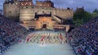 Entrance of The Massed Pipes and Drums Royal Edinburgh Military Tattoo 2022 [upl. by Ati435]