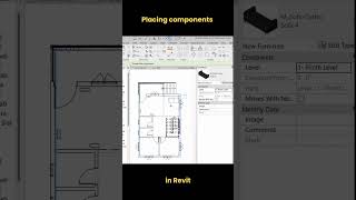 Placing components in Revit shorts revit [upl. by Zaragoza612]