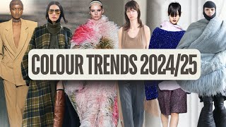 The Main FallWinter 202425 Colour Trends  outfit ideas [upl. by Adyht255]