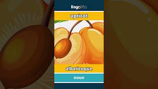 🇬🇧🇪🇸 apricot  albaricoque  vocabulary builder  learn English  aprendamos inglés [upl. by Elleret]