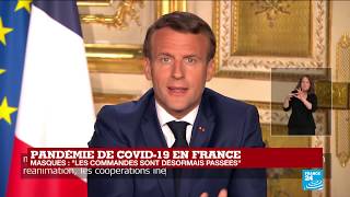 REPLAY  Covid19  Allocution dEmmanuel Macron à propos du coronavirus en France [upl. by Adama]