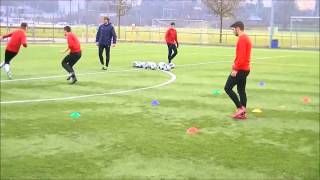 Fußball  360° Spieler  Schnelligkeitstraining Kognitiv [upl. by Rybma]