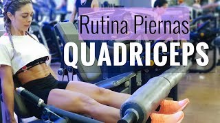 RUTINA de PIERNAS enfoque en QUADRICEPS  Naty Arcila [upl. by Marven]