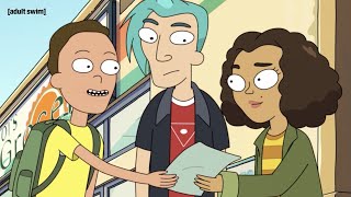 Rick and Morty  S6E2 Cold Open Morty Gets Stuck in Roy  adult swim [upl. by Hsaka]