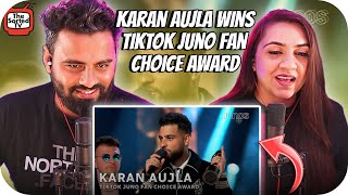 KaranAujlaOfficial wins TikTok Juno fan choice award  Juno Awards 2024  The Sorted Reviews [upl. by Jerrilee]