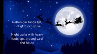 Natten går tunga fjät Sankta Lucia  ENGLISH TRANSLATION [upl. by Hakan328]