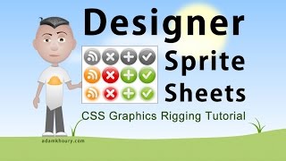 Web Design Sprite Sheet CSS Preload Graphics Tutorial [upl. by Murdocca]