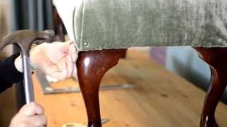 DIY How to Build an Upholstered Bench [upl. by Aelc357]