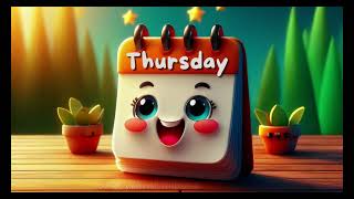 Days of the Week Rhymes  English Rhymes for Children  Fun and Educative Songs for Kids [upl. by Karrah]