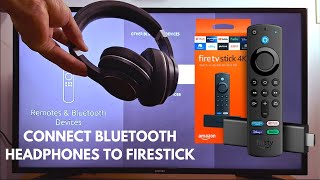 How to get Bluetooth headphones sound bar speakers to work on Amazon Fire TV stick [upl. by Hauge339]