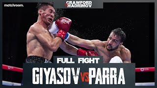 Shakhram Giyasov Vs Miguel Parra Full Fight Crawford Vs Madrimov Workout [upl. by Hatch]