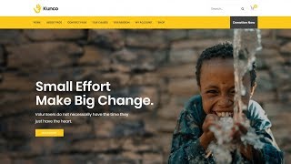 How to Make a Charity and a Fundraising Website for Organisations amp NGOs with WordPress Kunco Theme [upl. by Onaivlis963]