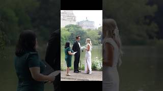 “Love in Full Bloom 🌸💫 A magical Central Park wedding day” love centralpark nycphotographer [upl. by Htirehc]