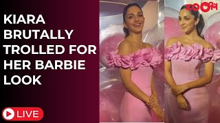 Kiara Advani LIVE Actress SLAMMED For Pink Barbie Look gets compared to strawberry pastry [upl. by Rianon]