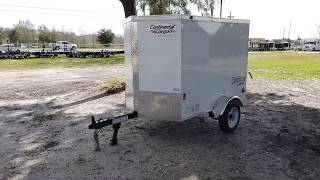 4x6 Continental Cargo  Enclosed Trailer [upl. by Charyl479]