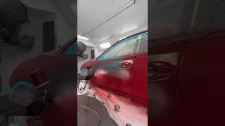 RED PEARL PAINT REPAIR PROFESSIONAL AUTOBODY bodyshop car paint paintrepair carpaint auto [upl. by Rramo]