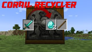 Descraftear Objetos en Minecraft  Corail Recycler Mod 1191 [upl. by Enimisaj]