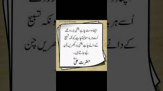 Hazrat Ali RA qoutes hazrataliquotes islamicstatus urduquotes hazratali allahytshorts [upl. by Surdna]