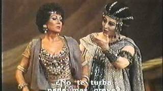 Luciano Pavarotti  AIDA  act 1  Amneris  quale insolita gioia  Ghena Dimitrova [upl. by Irec]