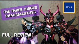 THREE JUDGES  SAINT CLOTH MYTH EX WYVERN RHADAMANTHYS REVIEW INDONESIA ENGLISH SUBTITLE [upl. by Tanaka]