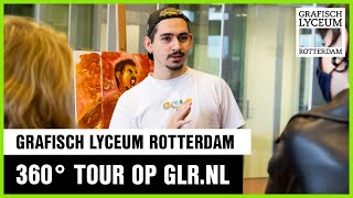 360° Tour door het Grafisch Lyceum Rottterdam  Trailer [upl. by Esinert]