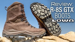 Lowa R8S GTX Boot Review Lightweight Leather Boots for Hiking and Hunting [upl. by Noirod]