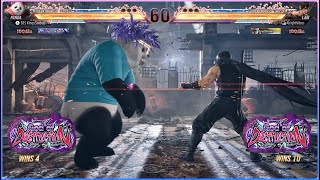 Legendary Panda Vs NinjaKilla Law  God Of Destruction Battle  Tekken 8 [upl. by Nauquf]