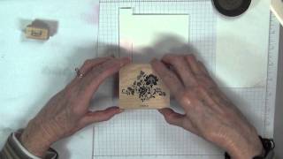 Basics for the Beginner Stamper  Rubber Stamping [upl. by Komarek674]