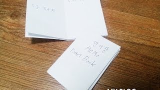 Make a pocket book 영어단어장 만들기 [upl. by Notlil]