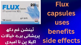 Flux capsule Fluoxetine 20 mg uses in Urdu Hindi  depression tension anxiety [upl. by Auliffe]