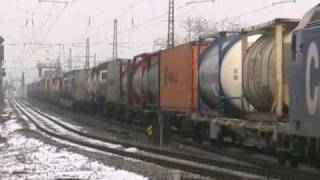 Freighttrains at Denzlingen [upl. by Suirauqed]