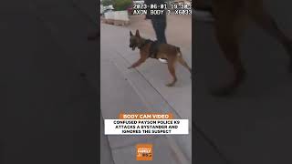 Confused Payson PD K9 attacks wrong person [upl. by Natanoy]