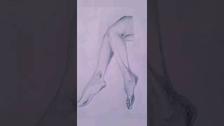 How to draw legs for beginners  Leg Drawing Easy shorts trending drawing [upl. by Nidak]