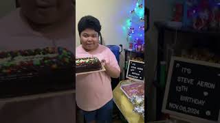 Celebrating Birthday for Kuya Steve 13yrsold [upl. by Nagyam]