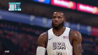 USA vs PUERTO RICO FULL GAME HIGHLIGHTS  2024 Paris Basketball Olympic Games Highlights Today 2K24 [upl. by Adnofal]