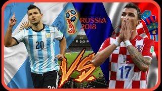 ARGENTINIEN VS KROATIEN WM 2018 VORRUNDE [upl. by Emoraj68]