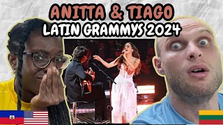 REACTION TO Anitta amp Tiago Iorc  Live Performance at Latin Grammys 2024  FIRST TIME WATCHING [upl. by Mancino]