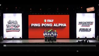 Ping Pong Alpha  Italy  Silver Medalist MegaCrew Div  2024 World Hip Hop Dance Championship [upl. by Gnak773]