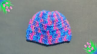 Easy amp fast crochet baby hat🧢👒crochet beaniecrochet for beginners [upl. by Gus]