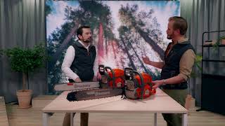 The unveiling of 90cc chainsaws Introducing new Husqvarna 592 XP® and 585 [upl. by Sclar278]