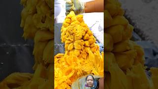 Must Try Chewy Fried Jackfruit  Fruit Cutting Skillsmalasian Street food shorts jackfruit [upl. by Noram]