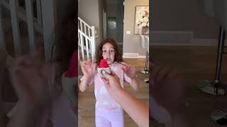 Chocolate prank on cute kid Sierra shorts [upl. by Ymma]